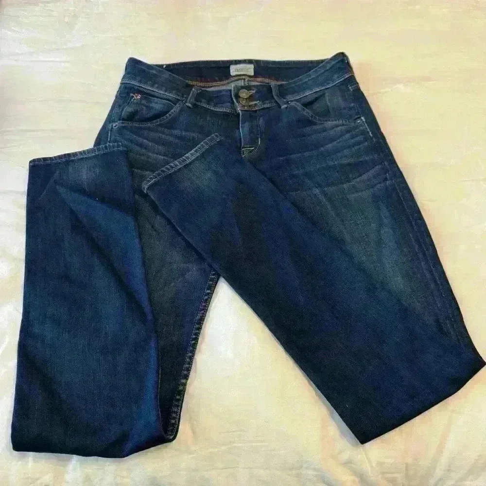 Hudson Womens jeans 25 Blue Collin Flap Skinny ankle dark wash denim poc… - Picture 7 of 17